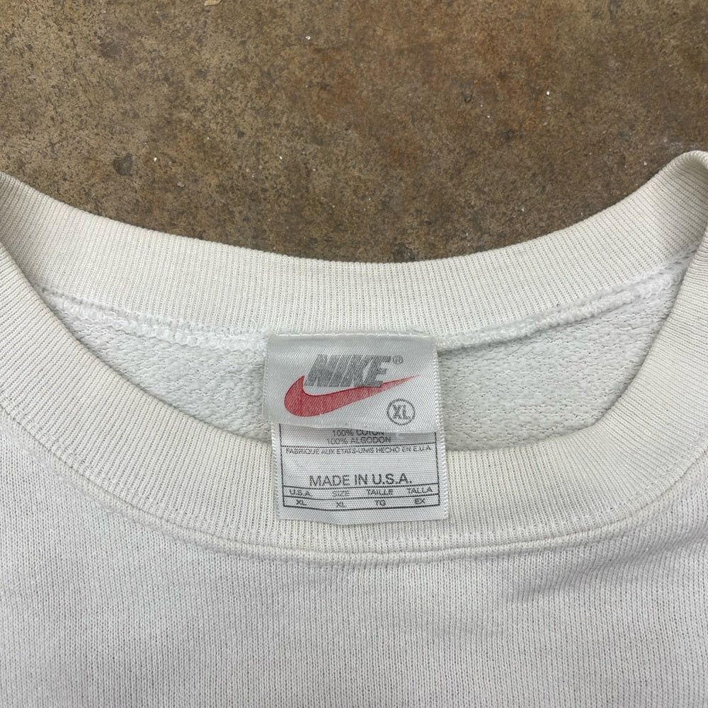 Vintage white Spell out Nike Air Crewneck Size XL