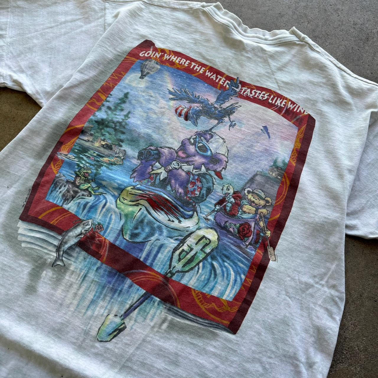 Grateful Dead "Deaddie Bear" Eddie Bauer Parody Band T-Shirt 1997 XL